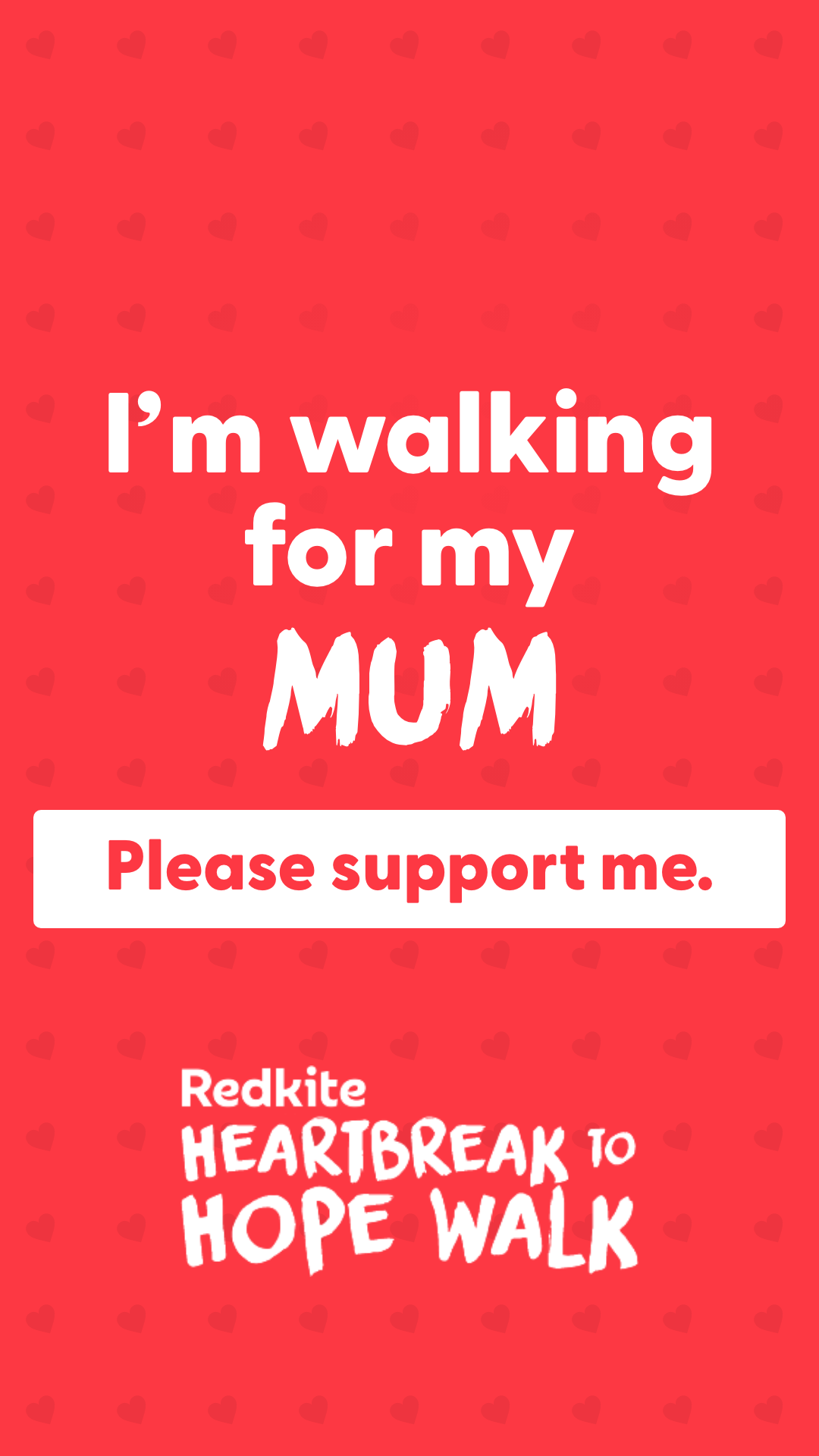 Story - I'm walking for my Mum